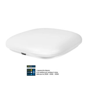 Plafoniera LED Quadrata 24w Tricolor 2400 Lumen Zelda